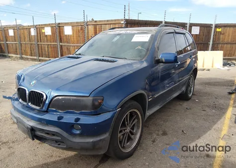 2003 BMW X5 4.4I z USA, uszkodzony, nr VIN 5UXFB33583LH46679
